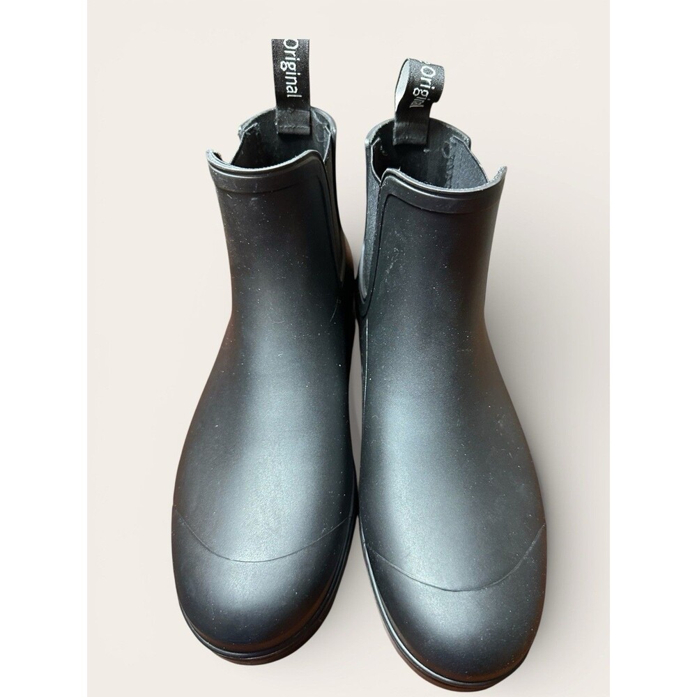 VGC Planone Black Short Rain Boots Women's NWT Sz EU41 41/US 10 - 10.5